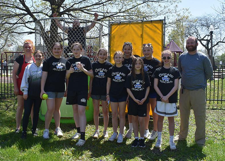 Basketball team soaks folks in fundraiser